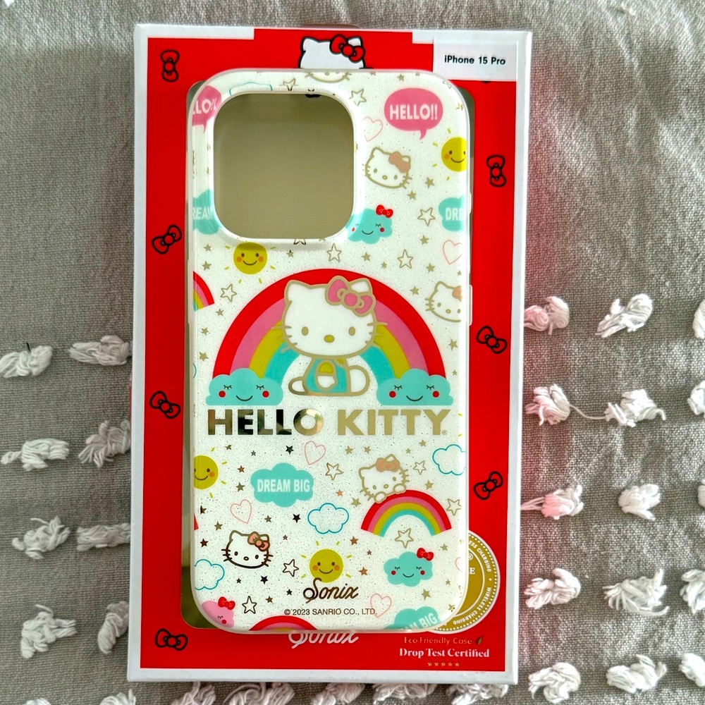 Hello Kitty iPhone 15 Pro Case - White